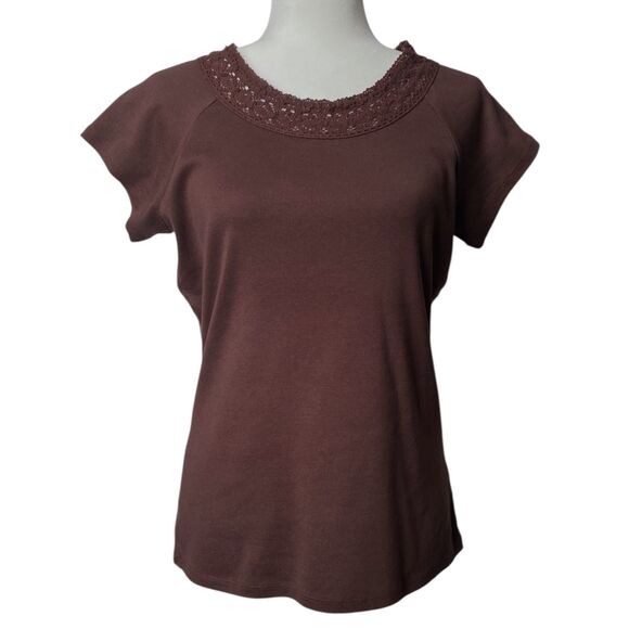 Lot of 3 Womens Dressbarn Fall Winter Tops Blouses T-Shirt 3/4 Sleeve Size Large - Picture 5 of 10